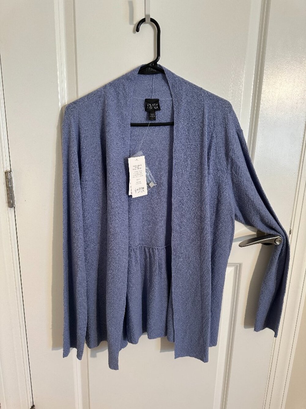 Lavender Washable Wool Crepe Cardigan & Top